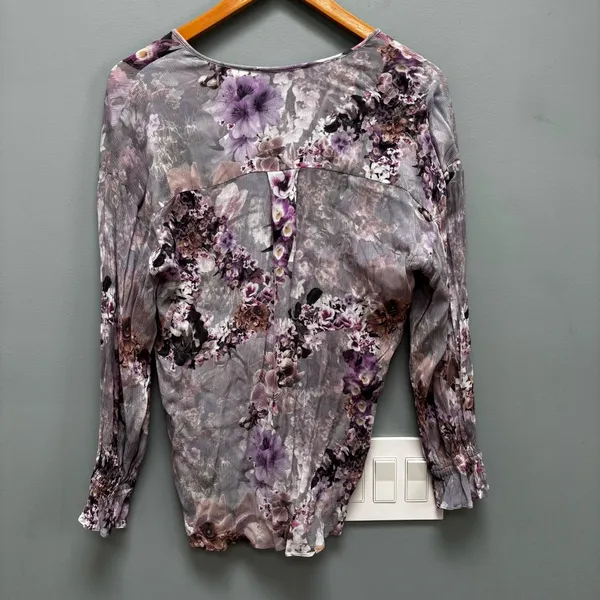 ALLSAINTS Penny Lucia V Neck Top 6 - Image 6