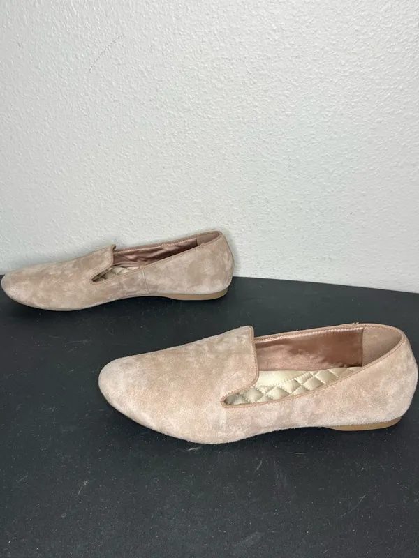 Birdies Tan Suede Starling Flat Loafer Size 9.5 Classic Preppy Office - Image 3