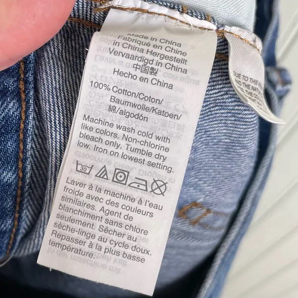 Madewell Rigid Stovepipe Jeans in Portsmouth Wash Women's Size 31 AJ206 Cotton - Image 7