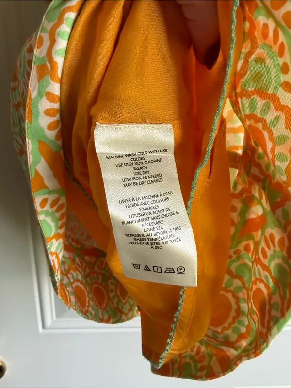 Anthropologie Maeve Printed Babydoll Mini Dress - Image 9