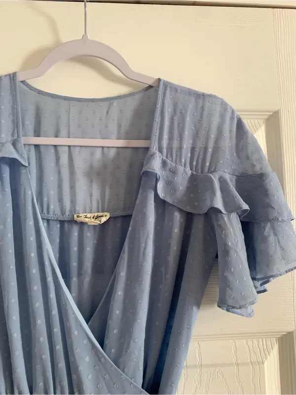 For Love and Lemons Jaime King La Simone Midi Wrap Dress Size S - Image 4