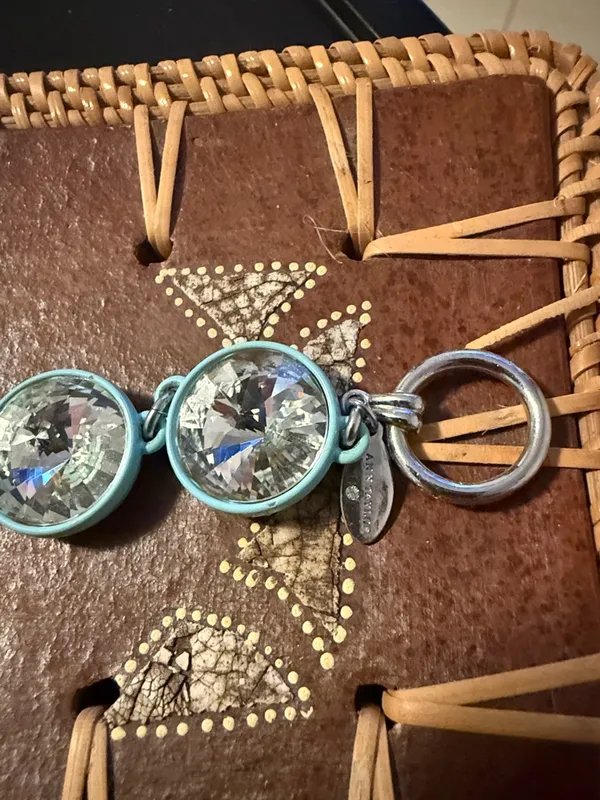 Ann Taylor Silver-Tone Crystal Link Bracelet - Image 2