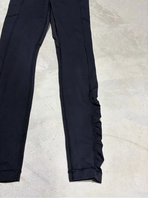 Lululemon cinched bottom black leggings 6 - Image 5