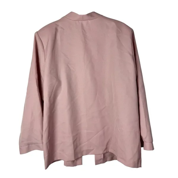 Vintage Sara‎ Morgan Light Pink Beaded Blazer Jacket XL - Image 2