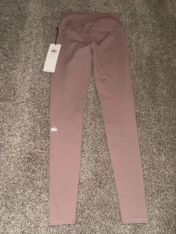 Alo Yoga High-Waist Airbrush Legging Smoky Quartz XS - Image 2