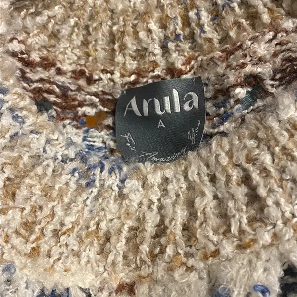 Arula Samantha Crop Ombré Loose Weave Crop Sweater NWT 1X - Image 4