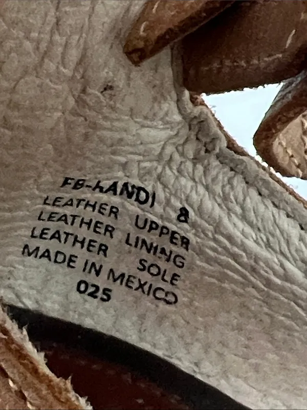 Freebird by Steven Randi Tan Womens Shoes Leather Upper Lining and Soles Ankle Straps Sz 8 - Image 7