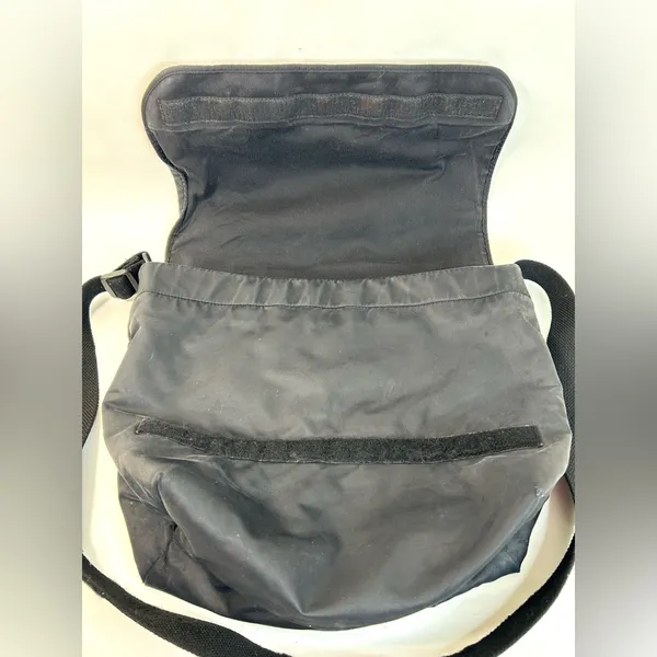 Kate Spade Black Nylon Messenger Laptop Bag Adjustable Crossbody Strap - Image 7