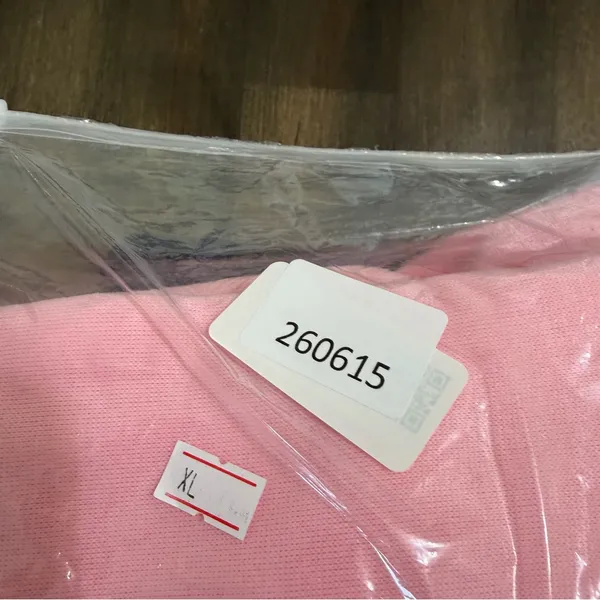Women's Pink Heart and Love Theme Crewneck Sweatshirt Size XL #260615 - Image 6
