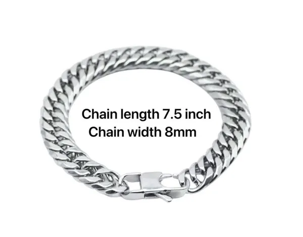 Link Chain Bracelet for Men and Women Streetwear Hip Hop Punk Unisex Style - Image 4