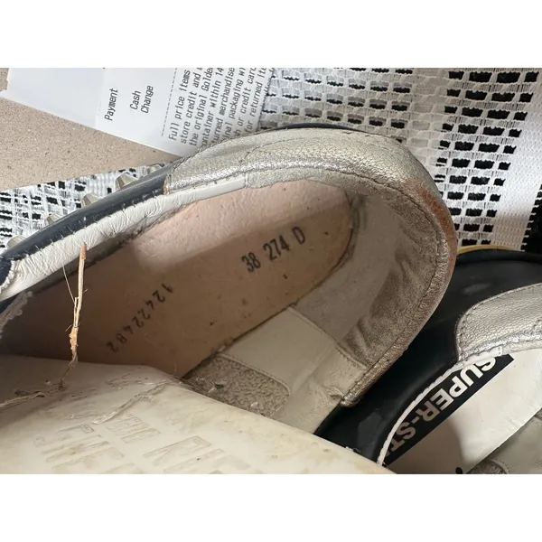 Golden Goose Super-Star Studded Leather Sneakers - Image 9
