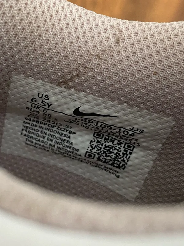 Nike Kids Sneakers White and Purple - Image 6