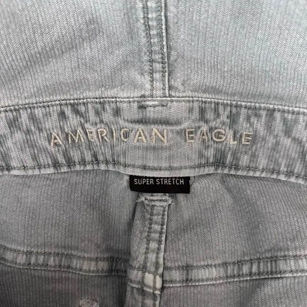 American Eagle Outfitters Corduroy Raw Hem Overall Dress In Jade Size Medium - Image 5
