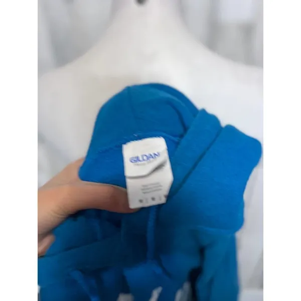 Blue woman’s hoodie Blue Size M - Image 3