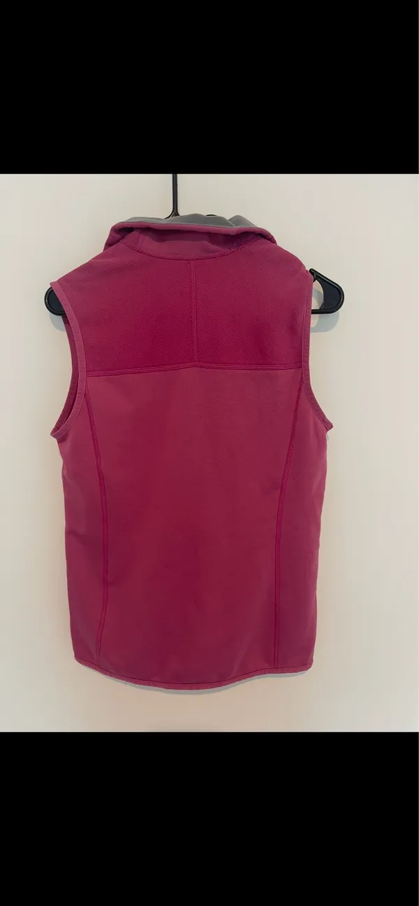 Pink Patagonia Zip Up Vest  - Image 3