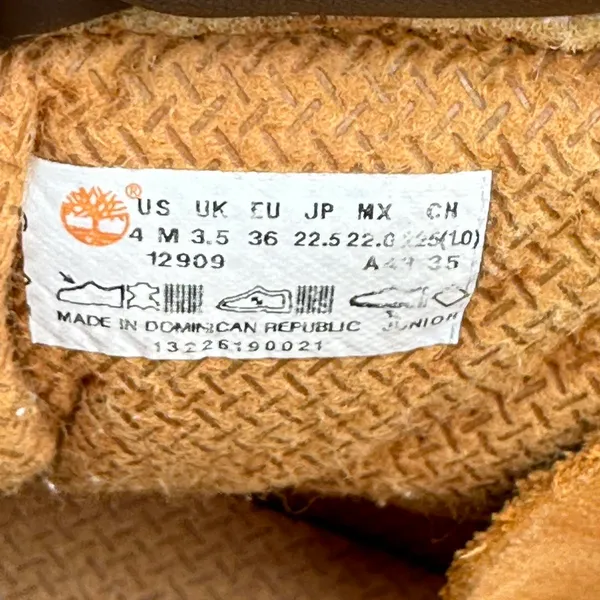 Timberland 6 Inch Premium Waterproof Boot 'Wheat' Nubuck Size 4 Women’s Size 5.5 - Image 7