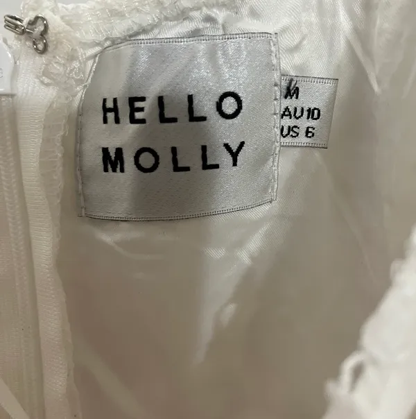Hello Molly White Dress - Image 2