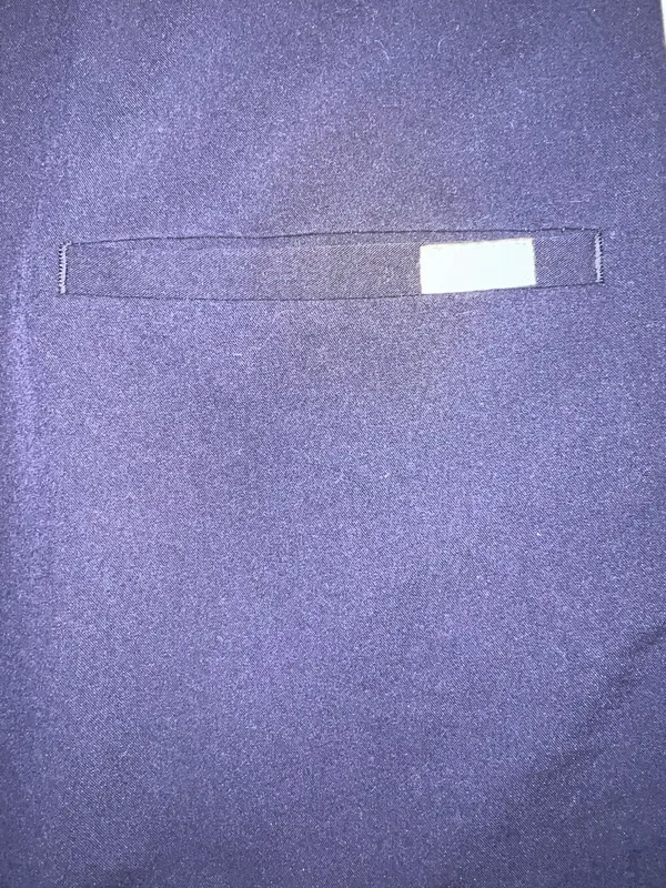 FIGS Navy Blue Scrub Top - Image 3