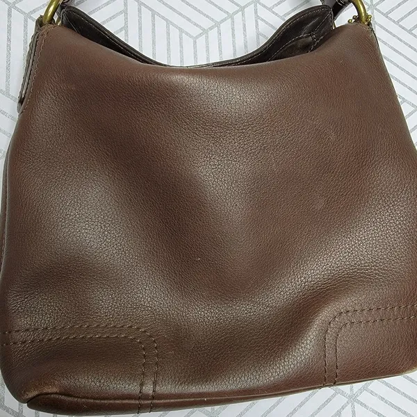 Coach Chelsea Brown Leather Turn Lock - Image 16