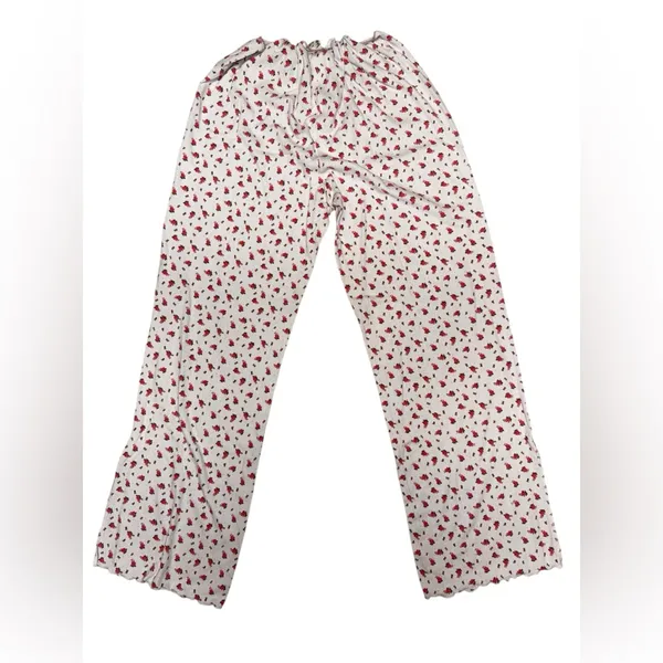 Free People Fresh In Love Floral Lounge Pants Size Medium - Image 5