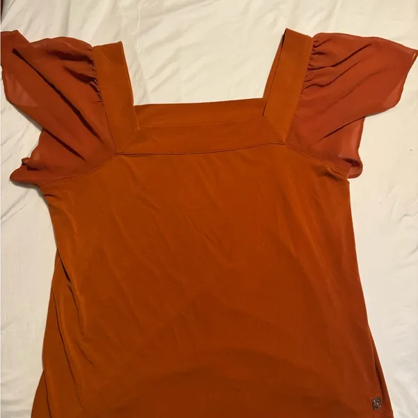 Women's Calvin Klein Rust Top - Image 2