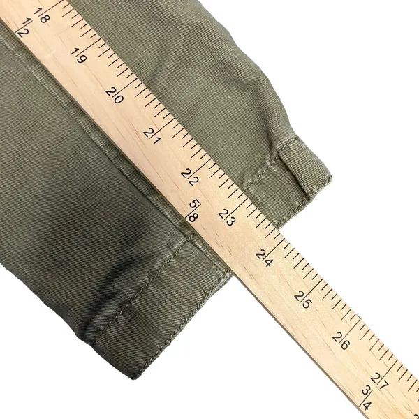 Eddie Bauer Womens Army Green Cargo Pocket Jacket Size Small - Image 10