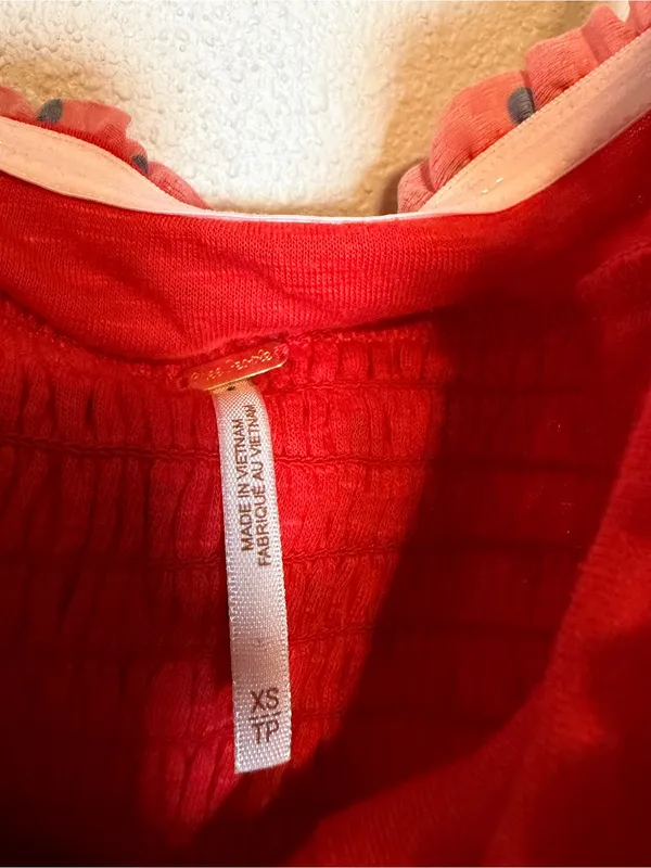 Free people nwot Scottie Printed Tube top XS - Image 3