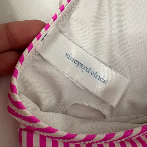 Vineyard Vines Striped Sconset Pink Bikini Set 019 - Image 9
