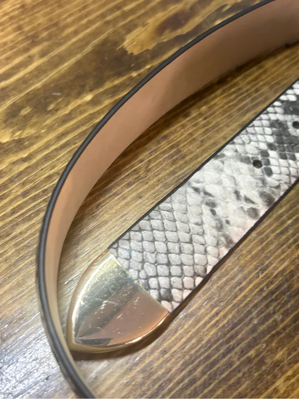 Scoop snakeskin print belt size s/m - Image 5