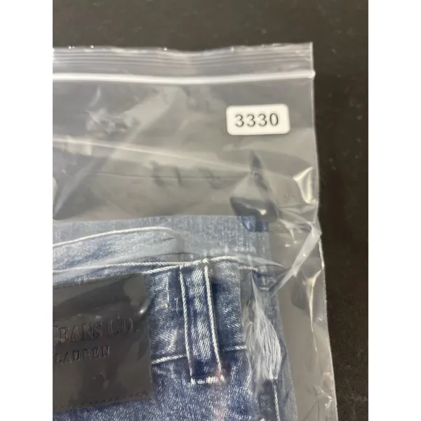 Lauren Jeans Co Ralph Lauren Denim Midi Skirt 10 Blue Frayed Hem Y2K Western - Image 13