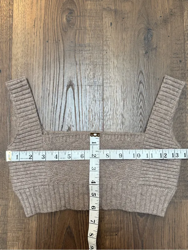 How of CB Adhara Wool Bralette Top Bra Taupe size‎ XS - Image 5