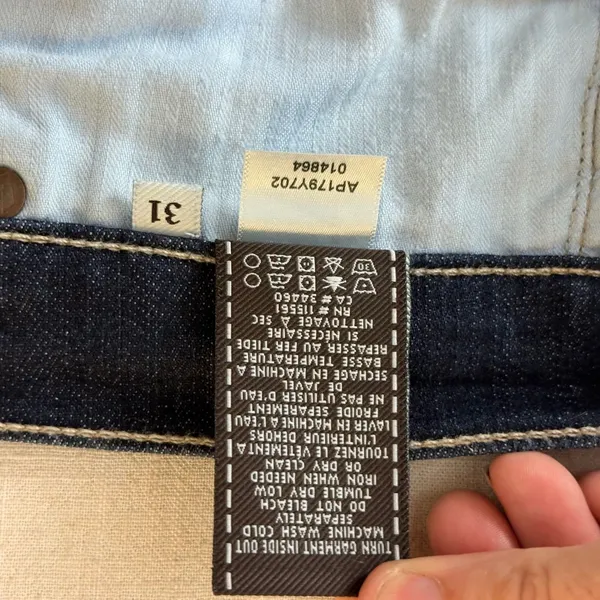 7 For All Mankind Roxanne Slim Illusion Skinny Jeans Womens 31 Dark Wash Denim - Image 5