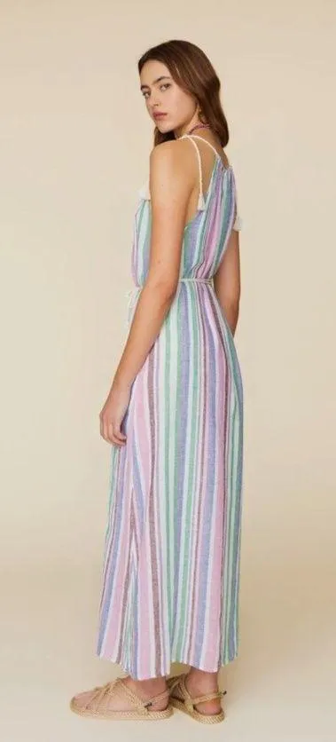 Le Lis striped button down dress Large - Image 12