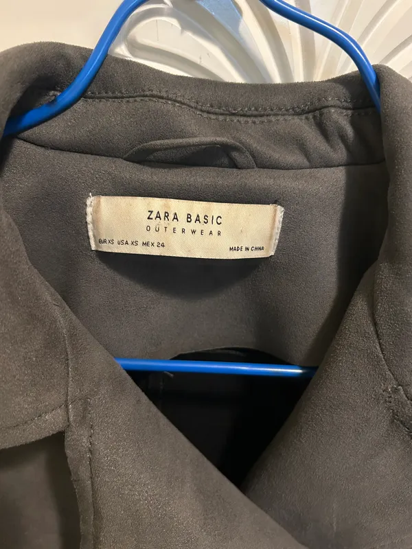 ZARA Suede Moto Jacket - Image 4