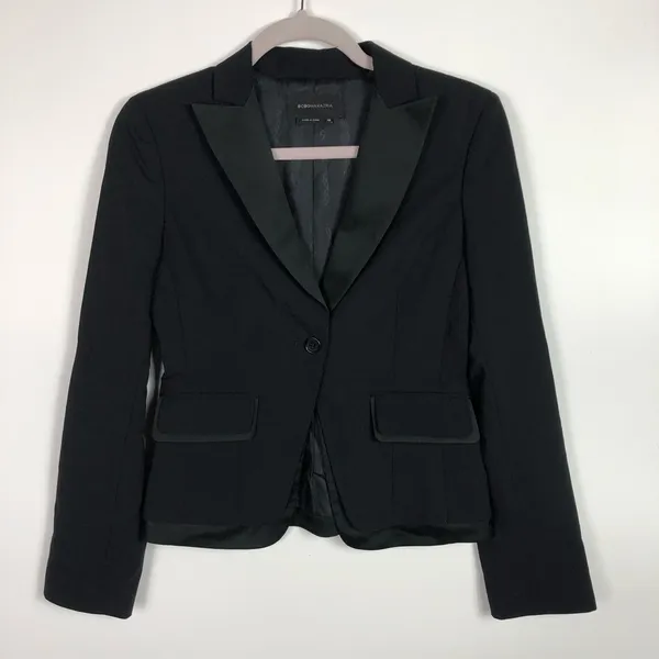 BCBGMaxazria wool‎ blazer women’s size XS - Image 6