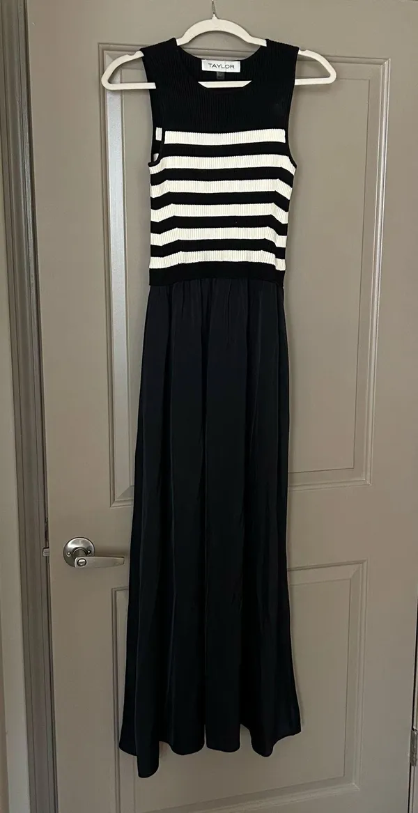 Black and white maxi dress - Image 2