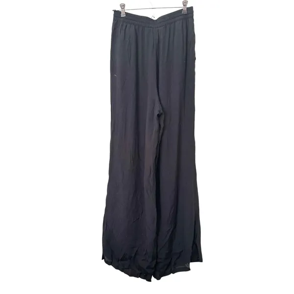 MONDAY‎ SWIMWEAR Tahiti Wide Leg Beach Pant Black Medium - Image 3
