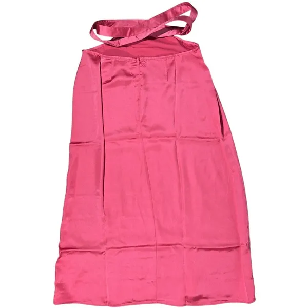 WeWoreWhat‎ Cut Out Midi Skirt Satin Charmeuse Zat Hot Pink WWB06-1 Size S NWT - Image 2