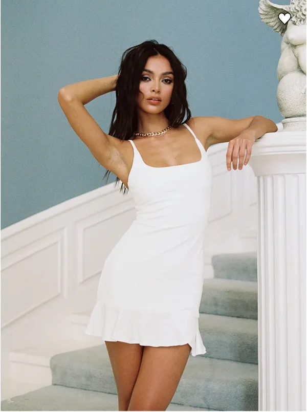 Princess Polly Kiribati Mini Dress White - Image 3