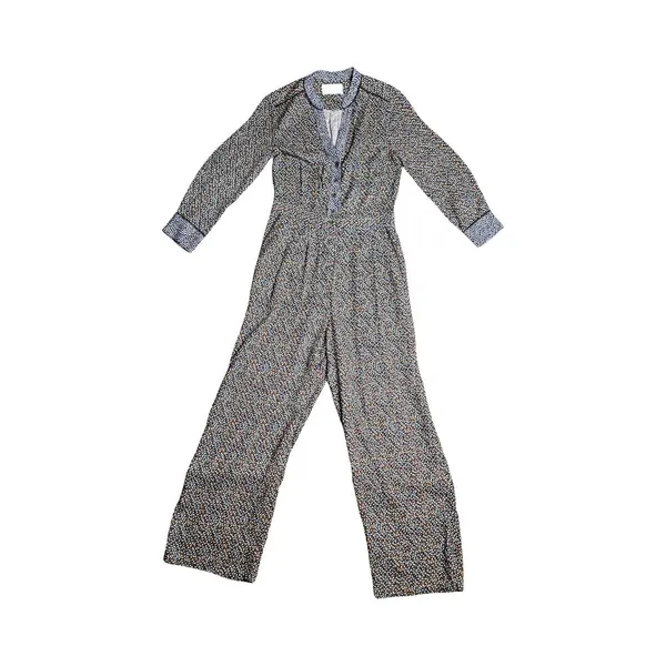 Anthropologie ETT:TWA Women's Christine Jumpsuit Multicolored Print SMALL - Image 2