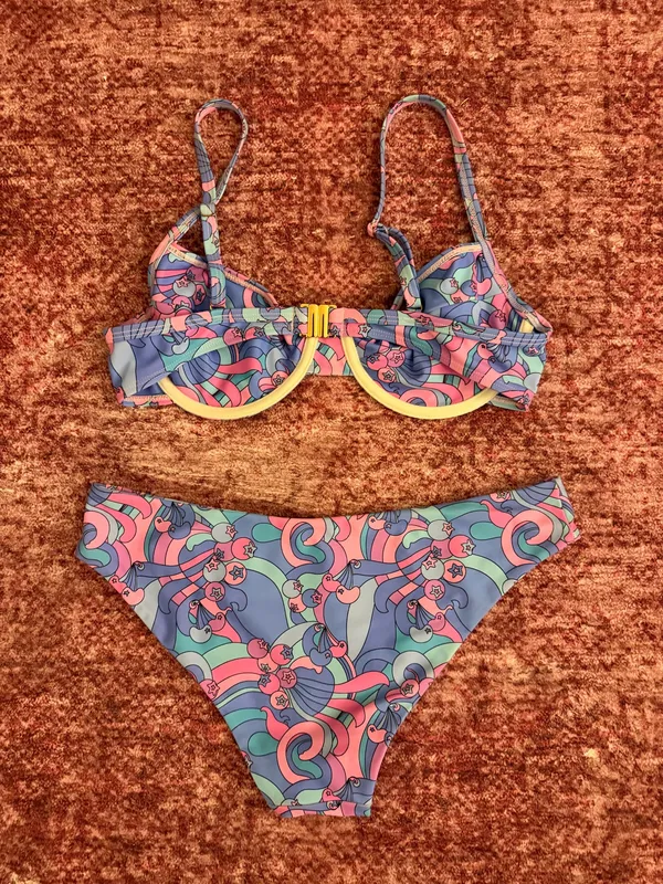 Kulani Kinis Bikini Set Razzleberry - Image 2