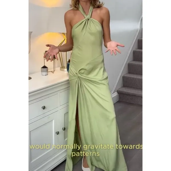 Ronny Kobo Selina Dress in Sage Large New Womens Long Maxi Dress - Image 9