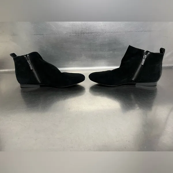 Lucky Brand Women’s Black Suede Ankle Boots - Size 8 - VGUC - Image 6