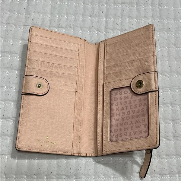 Kate Spade Tan/ light pink Wallet - Image 2