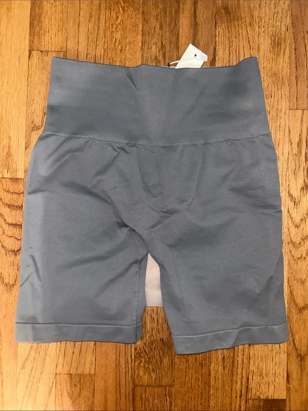 ILUS Seamlux IntesifybHigh-Waist Women’s Bike Shorts in Slate Blue NWT - Image 2