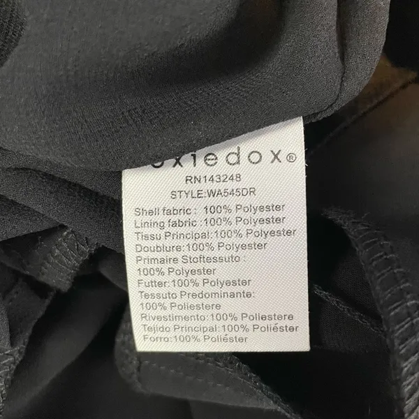 Foxiedox Aviana High Low Halter‎ Dress in Black Size Extra Small - Image 6