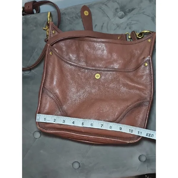 Frye Brown Leather Crossbody Bag - Image 10