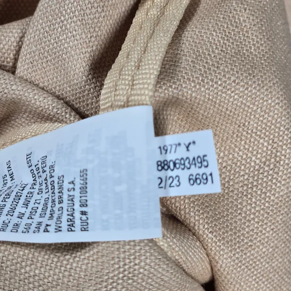 American Eagle Canvas‎ Tote Bag Follow The Music Van Surfboard Graphic Beige - Image 7
