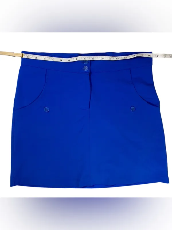Blue Size 8 Skort Athletic Pickleball Golf Tennis Stretch Performance Athleisure - Image 9