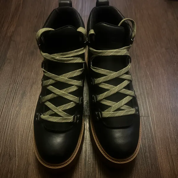Timberland Women's Mid Lace Boot Black Size 8.5 M Stone Street Full Grain - Image 8